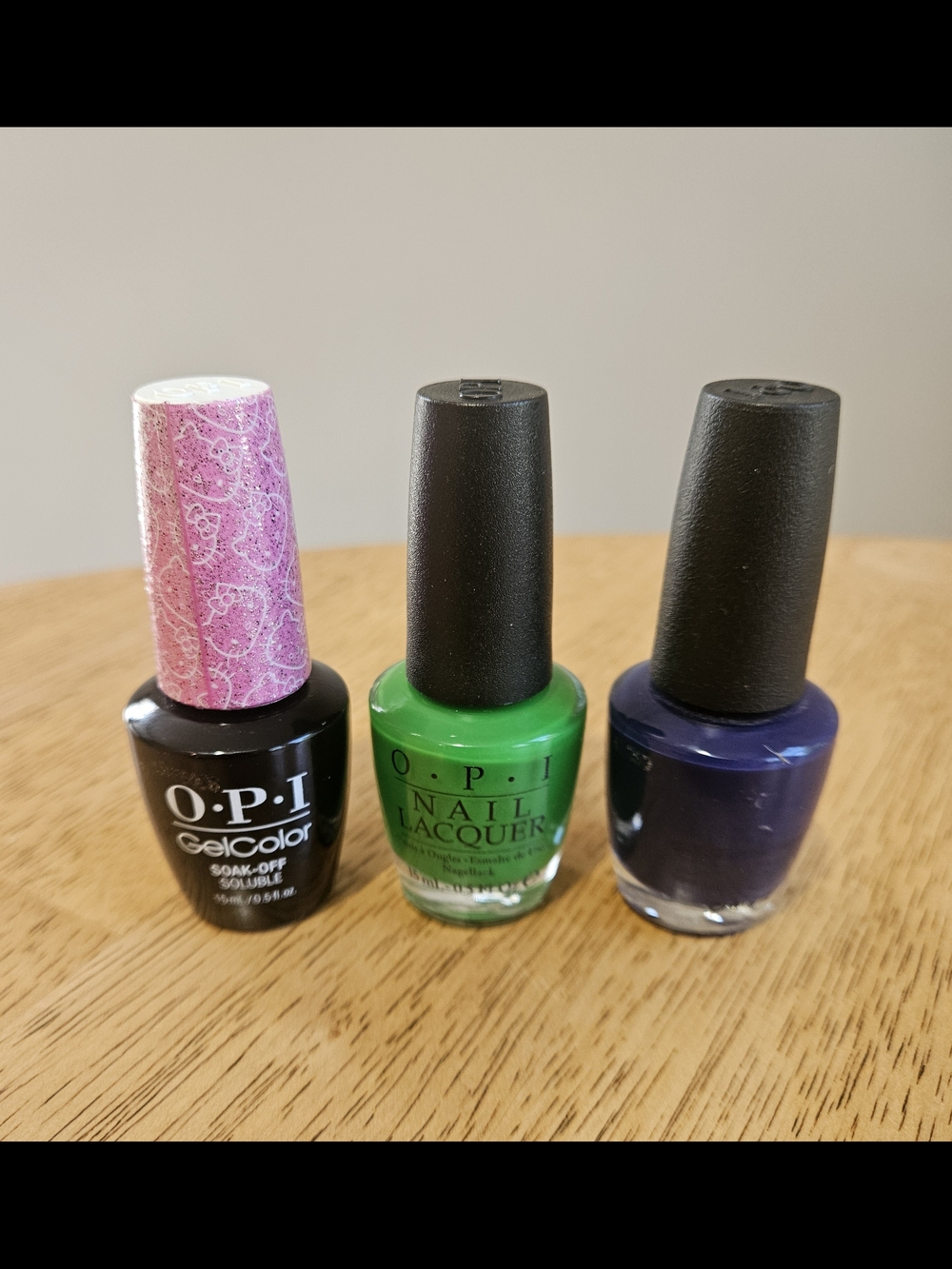 OPI Nail Lacquer Starry Eyed Daniel, Green Come True, March Uniform 3
